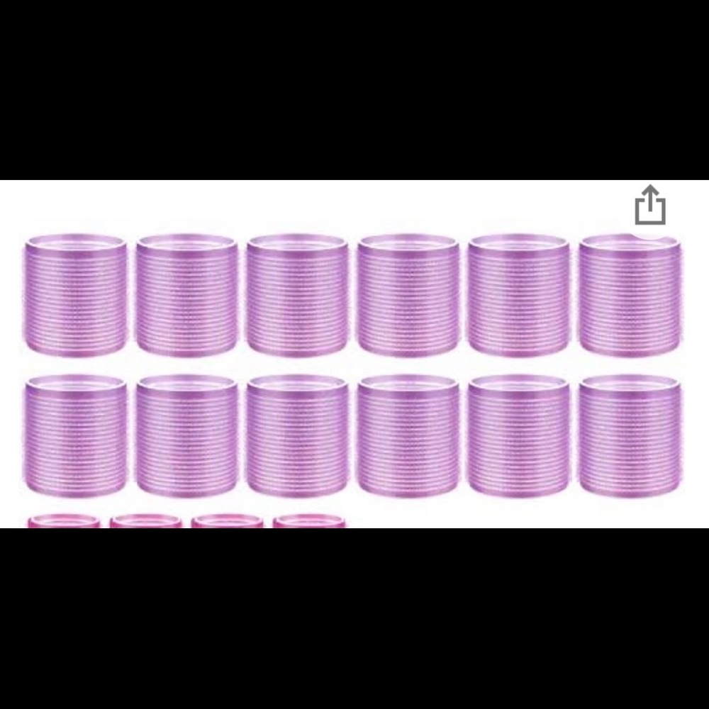 36pcs hair rollers-self grips-with nice clips-used once